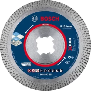 image of Bosch Expert X Lock Best Diamond Cutting Disc for Hard Ceramics 125mm 1.6mm 22mm