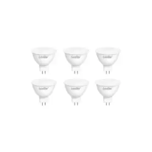 Image of 6W LED Light Bulb MR16, 3000K Warm White (Pack of 6)
