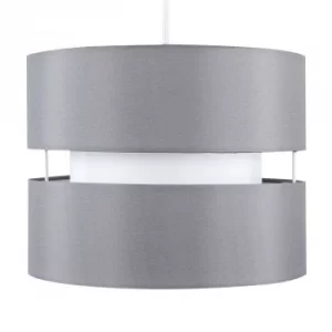 Image of Sophia Pendant Shade in Grey and White