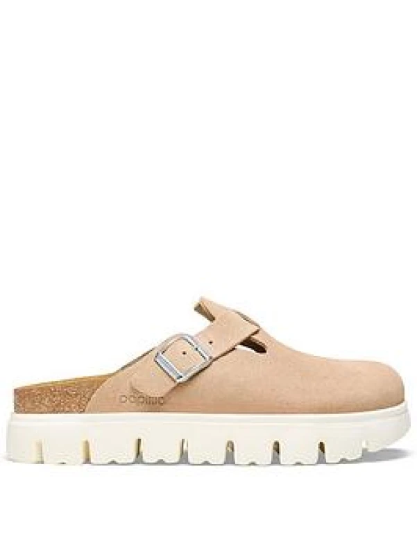 Image of Birkenstock Warm Sand Boston Chunky Mule Tan Female 41 220553UK