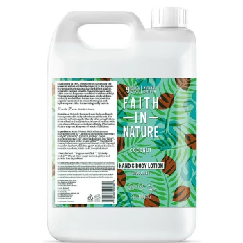 Image of Faith In Nature Coconut Hand & Body Lotion - 5Ltr
