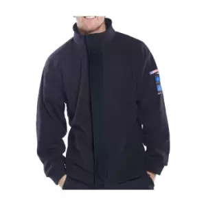 Image of Arc Compliant Fleece Jacket Navy Navy Blue - Size L