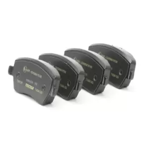 Image of TEXTAR Brake pad set Q+ 2397301 Brake pads,Brake pad set, disc brake MERCEDES-BENZ,RENAULT,NISSAN,CITAN Kasten (415),Citan Kombi / Tourer (415)