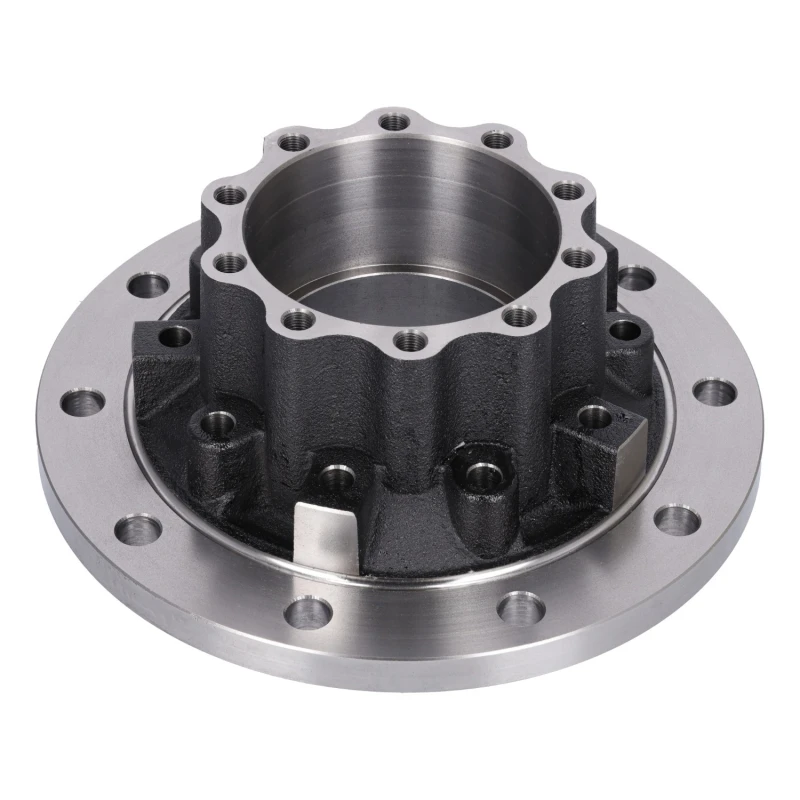 Image of FEBI BILSTEIN 180697 Wheel Hub Rear Axle, without wheel bearing Wheel Hub (653)