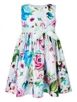 Image of Monsoon Baby Girls S.E.W. Heidi Floral Print Dress - Multi