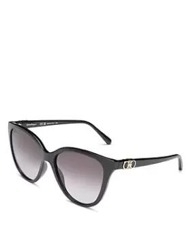 Salvatore Ferragamo Cat Eye Sunglasses, 57mm