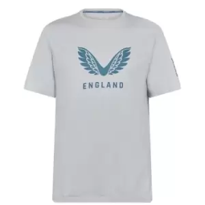 Image of Castore England Crew Neck Tee Mens - Blue