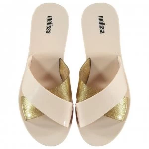 Image of Melissa Essential Sliders - Ivory Gold Glit