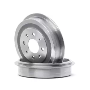 Image of RIDEX Brake Drum 123B0081 Rear Brakes,Drum Brake OPEL,FIAT,VAUXHALL,Corsa D Schragheck (S07),Adam (M13),GRANDE PUNTO (199),PUNTO EVO (199),PUNTO (199)