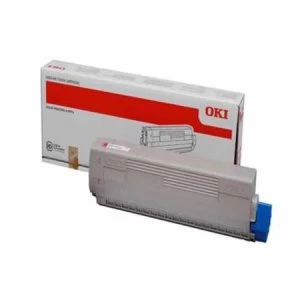 image of OKI 44844614 Magenta Laser Toner Ink Cartridge