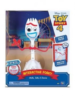 Toy Story Forky With Interactive Walking, Talking And Dancing - 10" Talking Action Figure