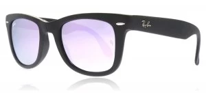 Ray-Ban Folding Sunglasses Matte Black 601S4K 50mm