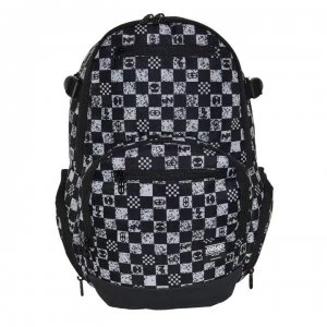 Image of No Fear Check Backpack - Black/White