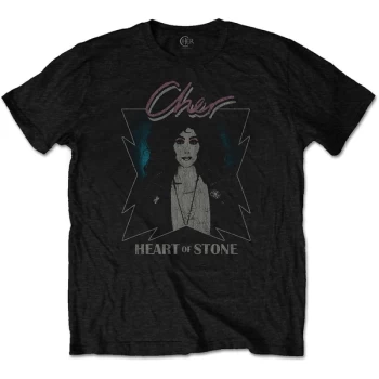 Image of Cher - Heart of Stone Unisex Large T-Shirt - Black