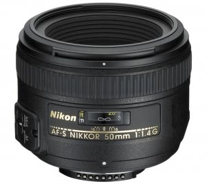 image of NIKON AF-S NIKKOR 50 mm f/1.4 G SWM Standard Prime Lens