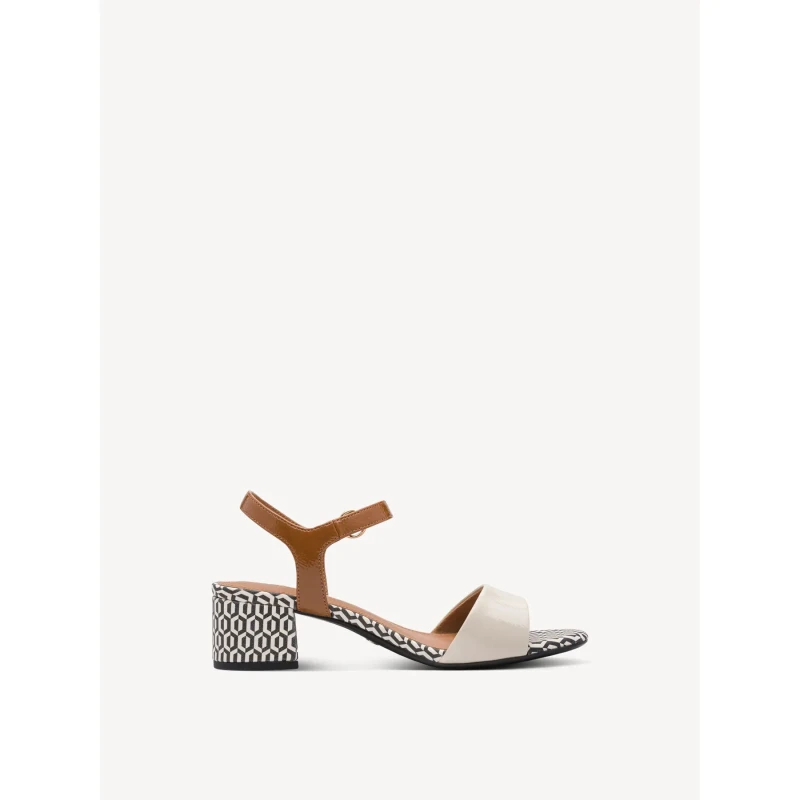 Image of tamaris Womens heeled sandals Tamaris 1-28249-42 Beige Female 40