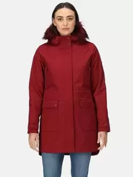 Image of Regatta Sabinka Waterproof Insulated Jacket - Red, Size 24, Women