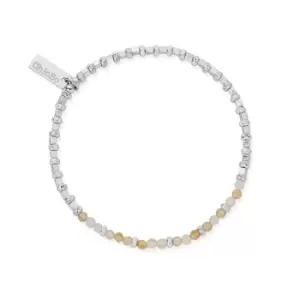 Image of ChloBo Sterling Silver Citrine Sparkle Cube Bracelet
