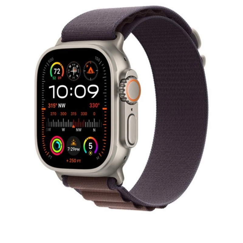 Image of Apple 49mm Indigo Alpine Loop - Small MT5N3ZM/A