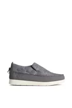 Image of Perry Moc-Sider Nylon Slip on Male Grey UK Size 10