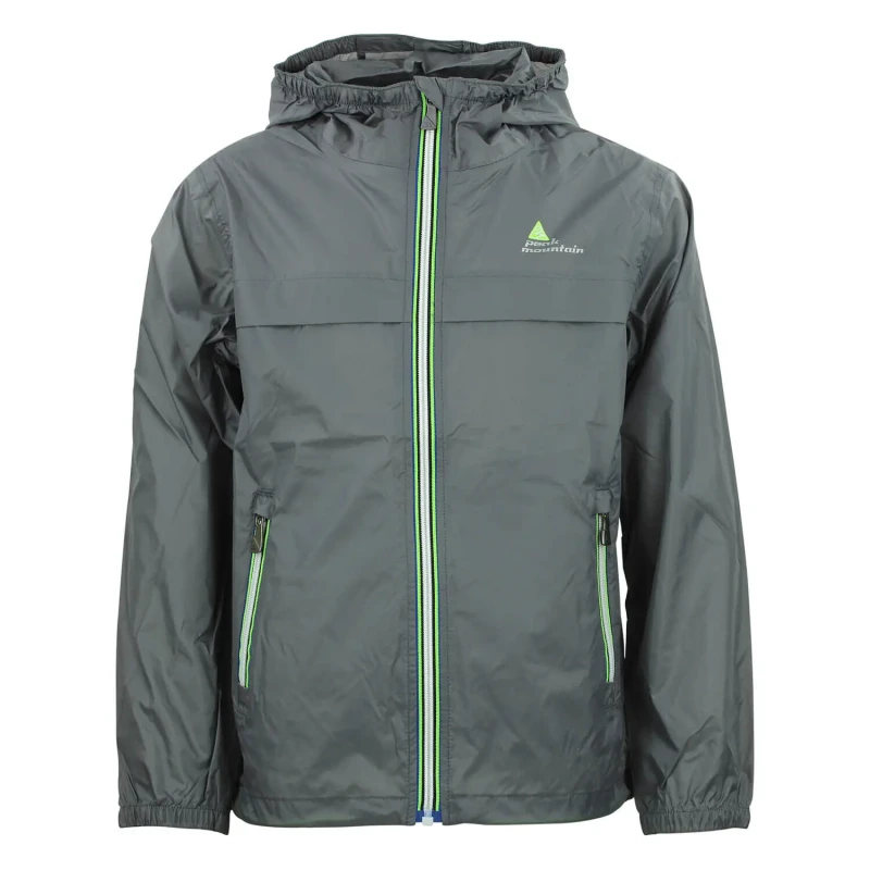 Image of Peak Mountain Children's ski jacket Peak Mountain Ecarnew Gris Male 16 ans ECARNEW/10-16/FL/GRIS