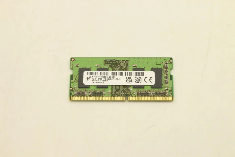 Image of Lenovo 4G DDR4 SoDIMM memory FRU01AG831