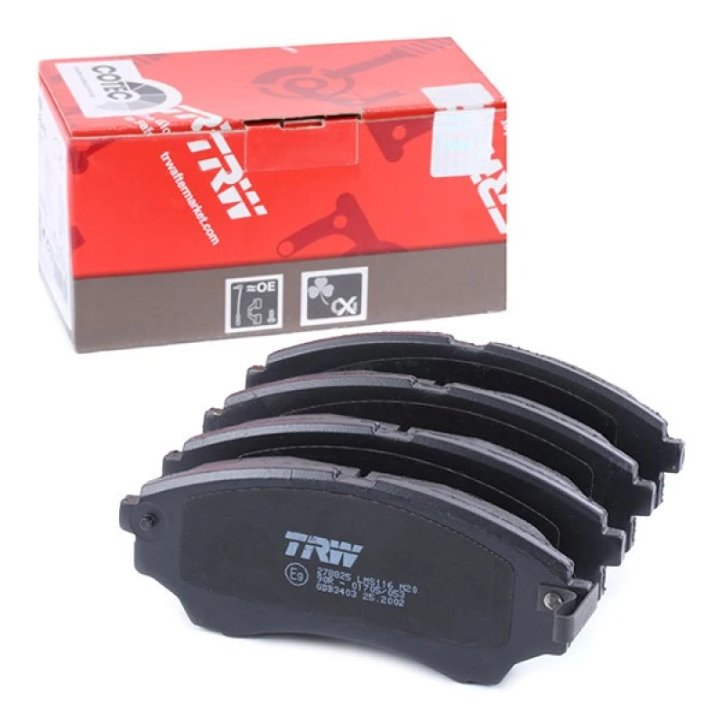 Image of TRW GDB3403 Brake pad set with acoustic wear warning Brake Pad Set,disc brake (402)