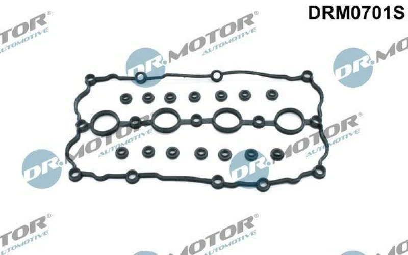 Image of DR.MOTOR AUTOMOTIVE Gasket Set, cylinder head cover DR.MOTOR AUTOMOTIVE DRM0701S