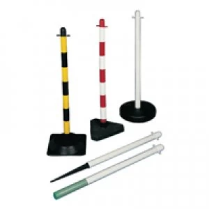 Image of Slingsby VFM Black Yellow Freestanding Post Rubber Square Base 371442
