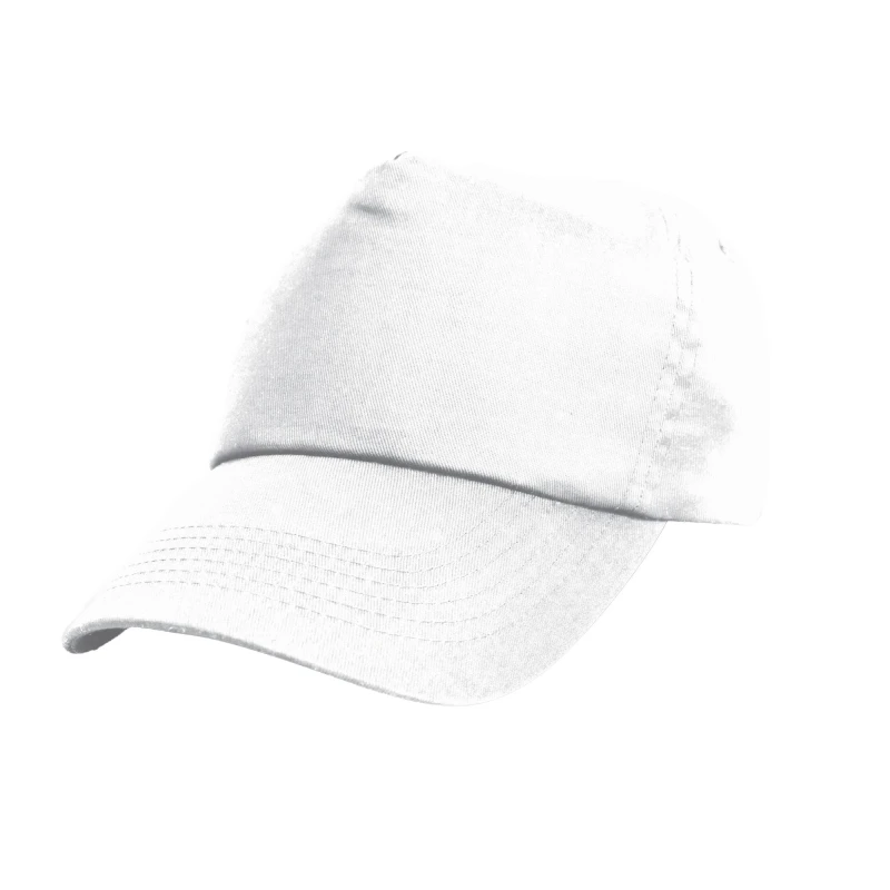 Image of Result Cotton Baseball Cap in White White Unisex One Size