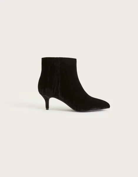 Image of Velvet Ankle Boots