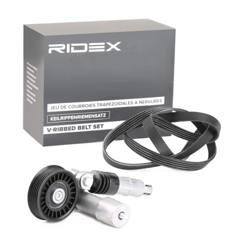 Image of RIDEX 542R0069 V-ribbed belt set V-Ribbed Belt Set (542)