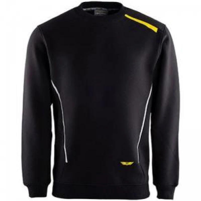 Image of Trojan Trojan Mens Black Sweatshirt M 18L4704