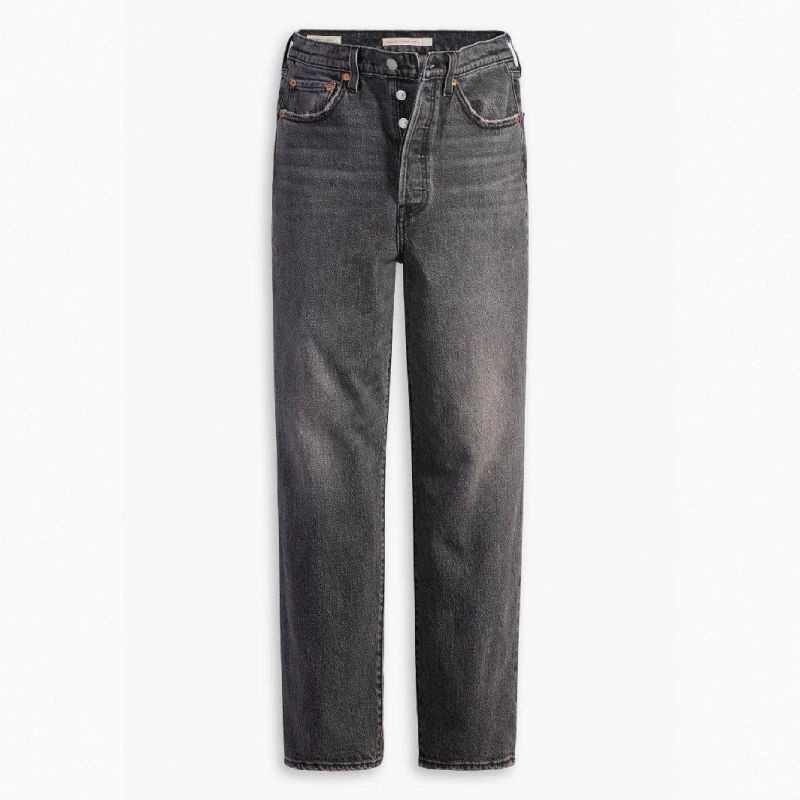 Image of Levis Womens Ribcage Ankle Straight Leg Jeans Well Worn female 25 L27