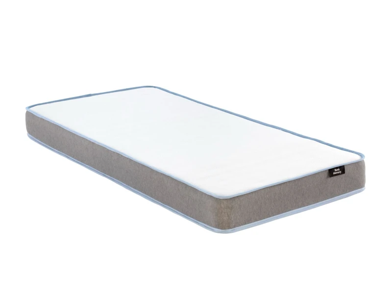 Image of Essential Bunk Bed Memory Foam Mattress in White Size: Single White Unisex Single