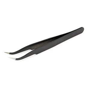 Image of Centro Curved Black Tweezers