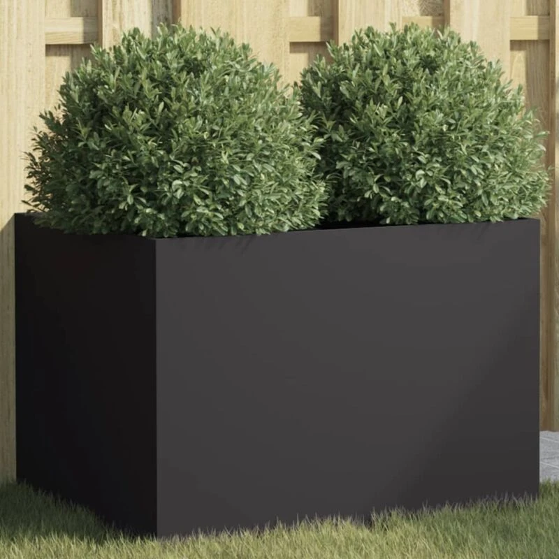 Image of VIDAXL Planter Black 62x47x46cm Steel Vidaxl 8721012364592