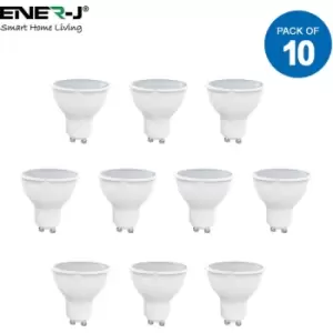Image of Led Lamp 5W GU10 Plastic Body smd LED 400Lm 6000K pack of 10pcs