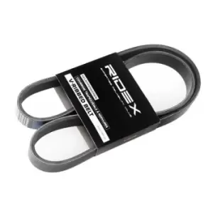 Image of RIDEX V-ribbed belt 305P0116 Serpentine belt,Auxiliary belt FORD,MAZDA,Fiesta Mk6 Schragheck (JA8, JR8),Fiesta Mk5 Schragheck (JH1, JD1, JH3, JD3)
