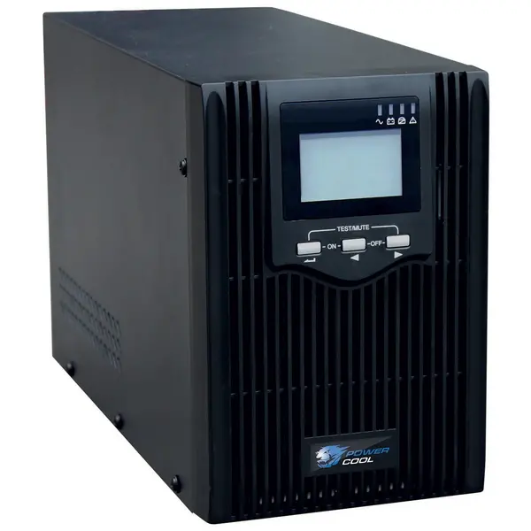 image of Powercool Smart UPS 2000VA 2 x UK Plug 4 x IEC RJ45 x 2 USB LCD