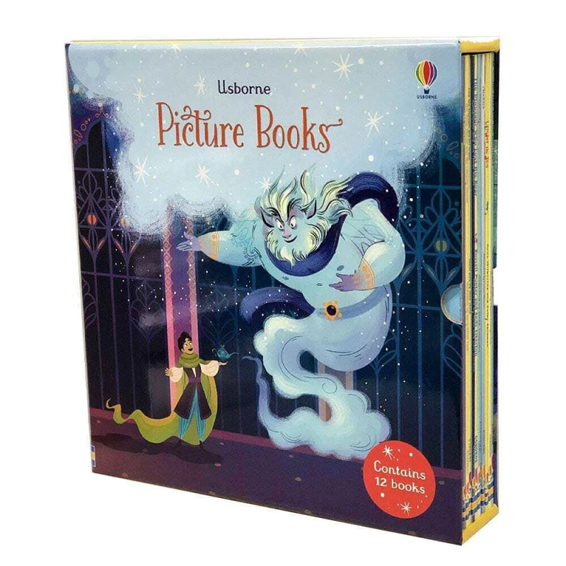 Image of Usborne 12 Classics Picture Books Collection Box Set On a Pirate Ship The Dinosaur Usborne Books