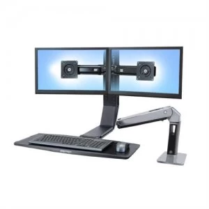Image of Ergotron WorkFit -A Dual 55.9cm (22") Black