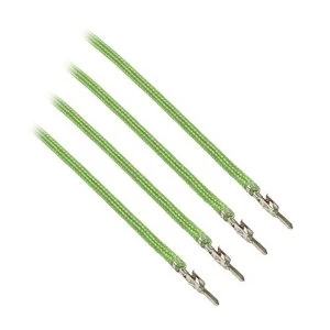 Image of CableMod ModFlex Sleeved Cable Light Green 20cm 4 Pack