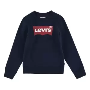 Image of Levis 1st Batwing Logo Sweatshirt - Blue