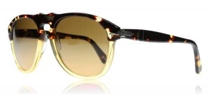 Image of Persol PO0649 Sunglasses Tortoise / Crystal Yellow 1024M2 Polarized 54mm