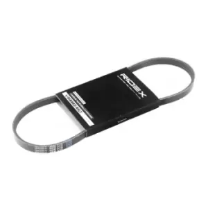 Image of RIDEX V-ribbed belt 305P0220 Serpentine belt,Auxiliary belt BMW,OPEL,RENAULT,5 Limousine (E39),5 Touring (E39),3 Limousine (E36),7 (E38)
