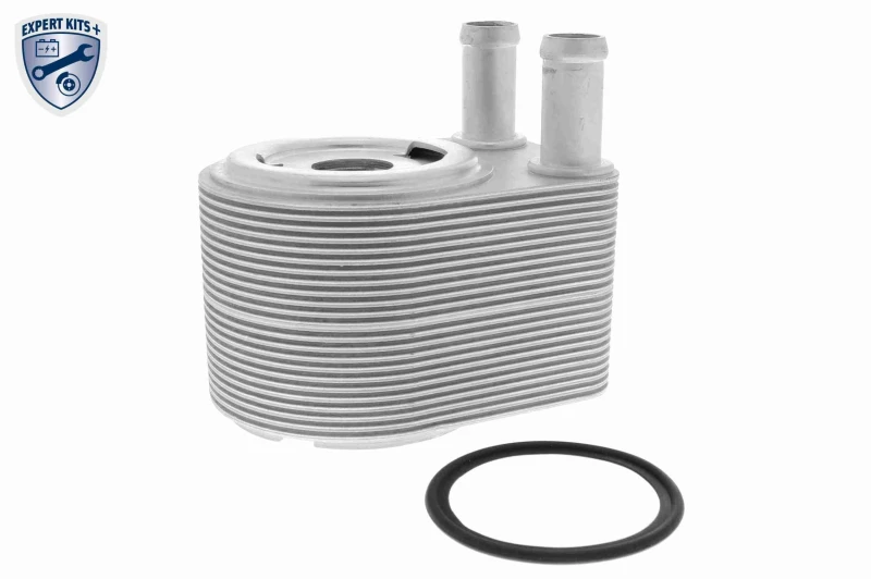 Image of VEMO V48-60-0028 Oil Cooler with gasket/seal, EXPERT KITS + Oil Cooler,engine oil (469)