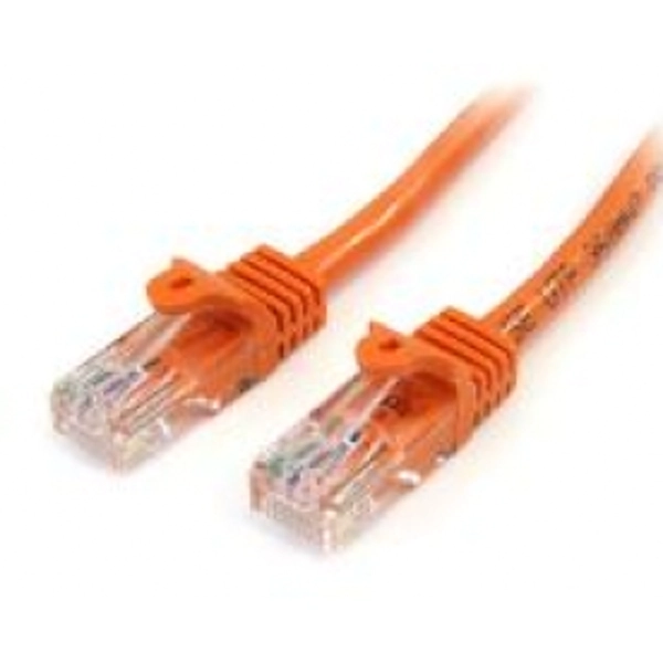 image of StarTech 1m Cat5e Snagless UTP Network Patch Cable RJ 45RJ 45 Orange