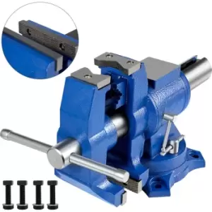 Image of VEVOR Multipurpose Bench Vise 5" 30Kn Heavy Duty with 360° Swivel Base and Head