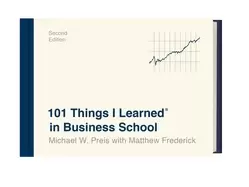 Image of 101 things i learnedr in business school second edition